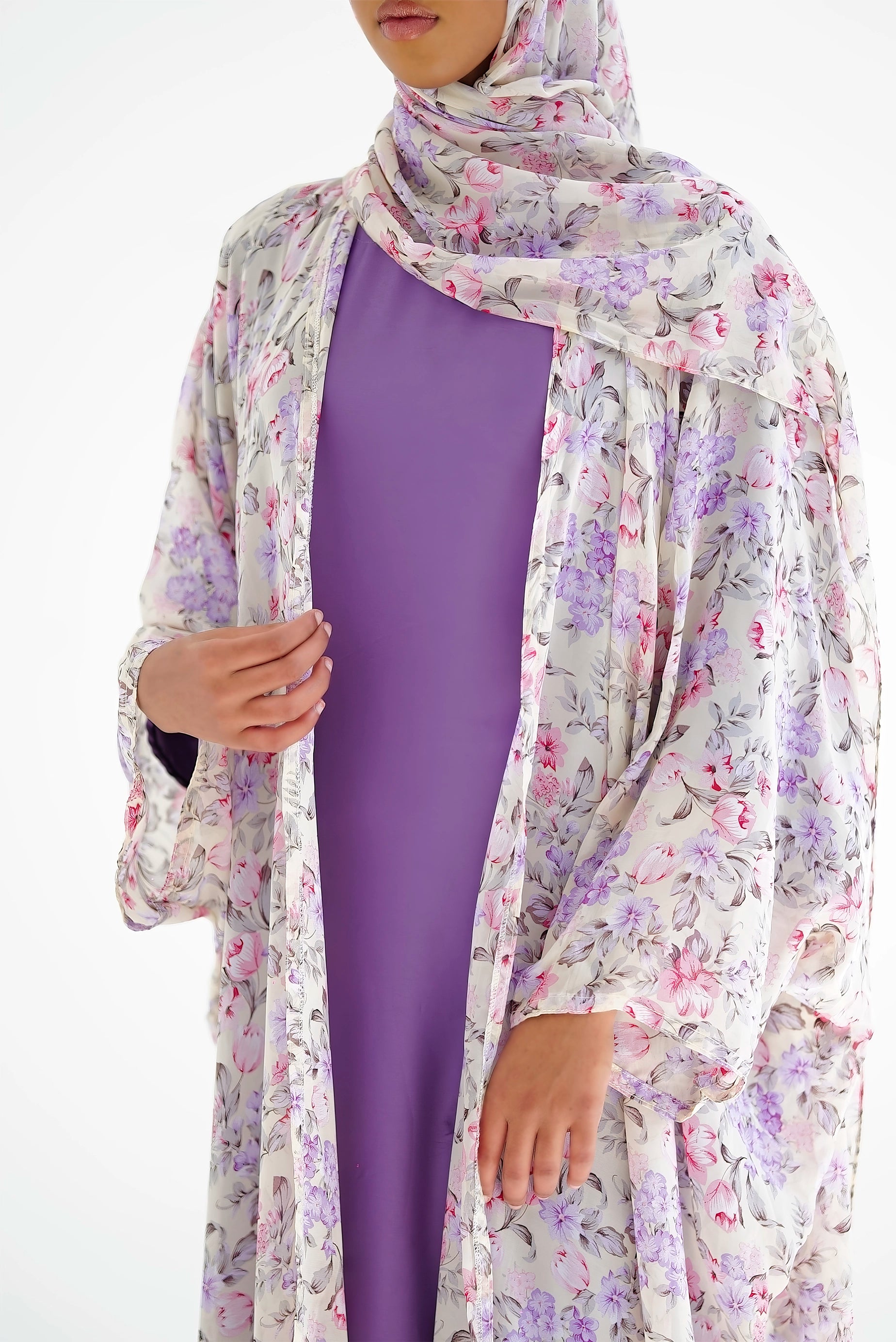 Blush Garden Abaya