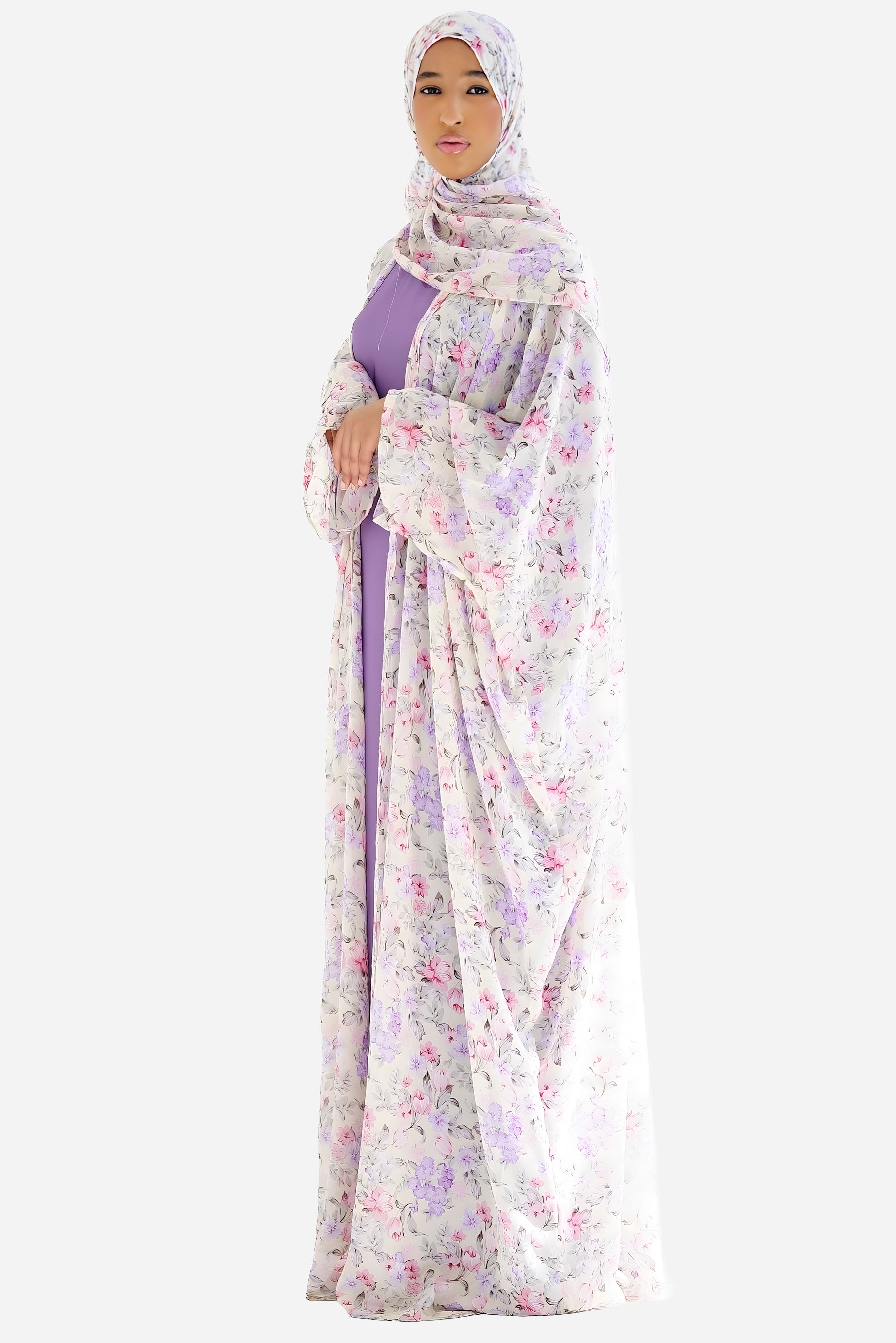 Blush Garden Abaya
