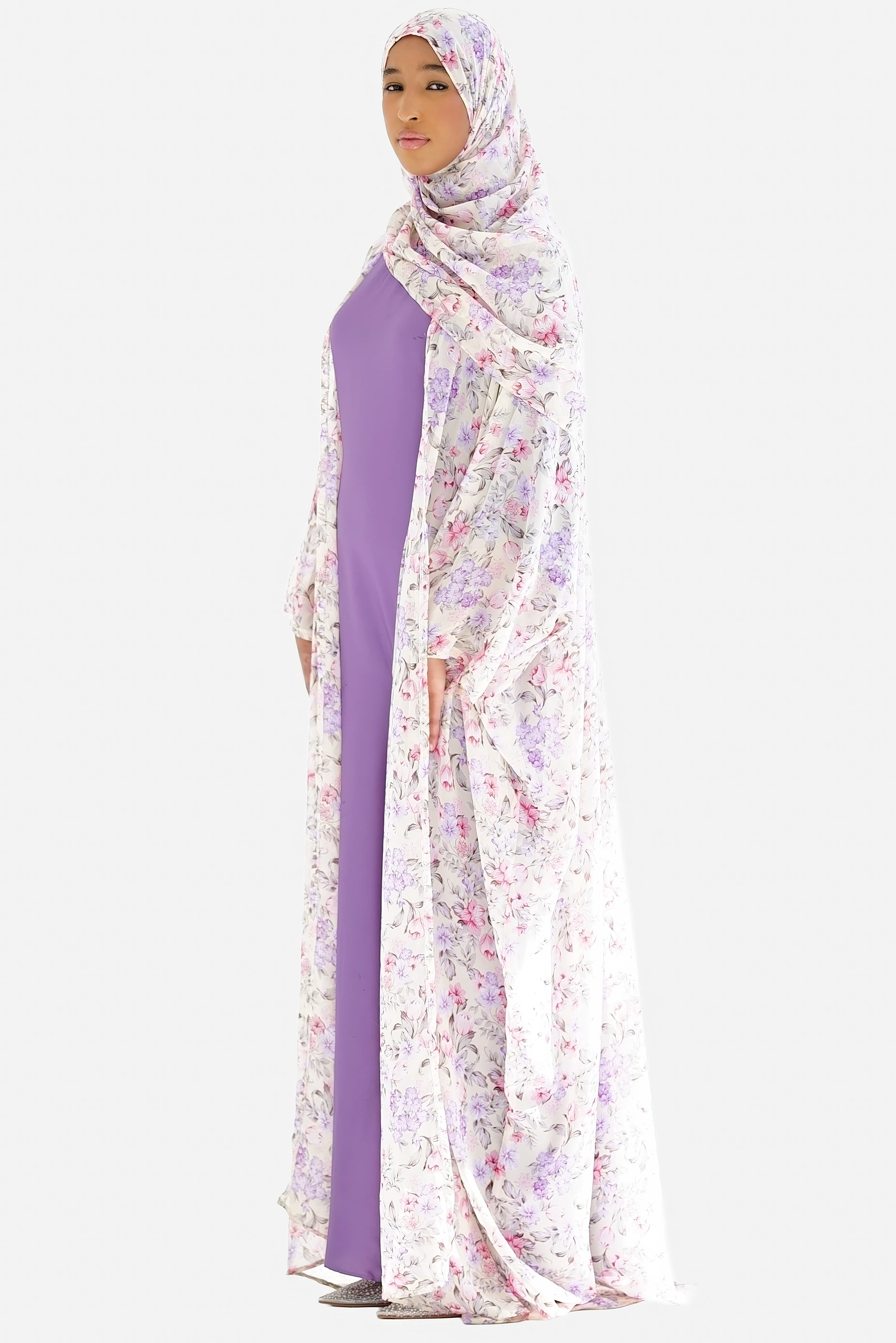 Blush Garden Abaya