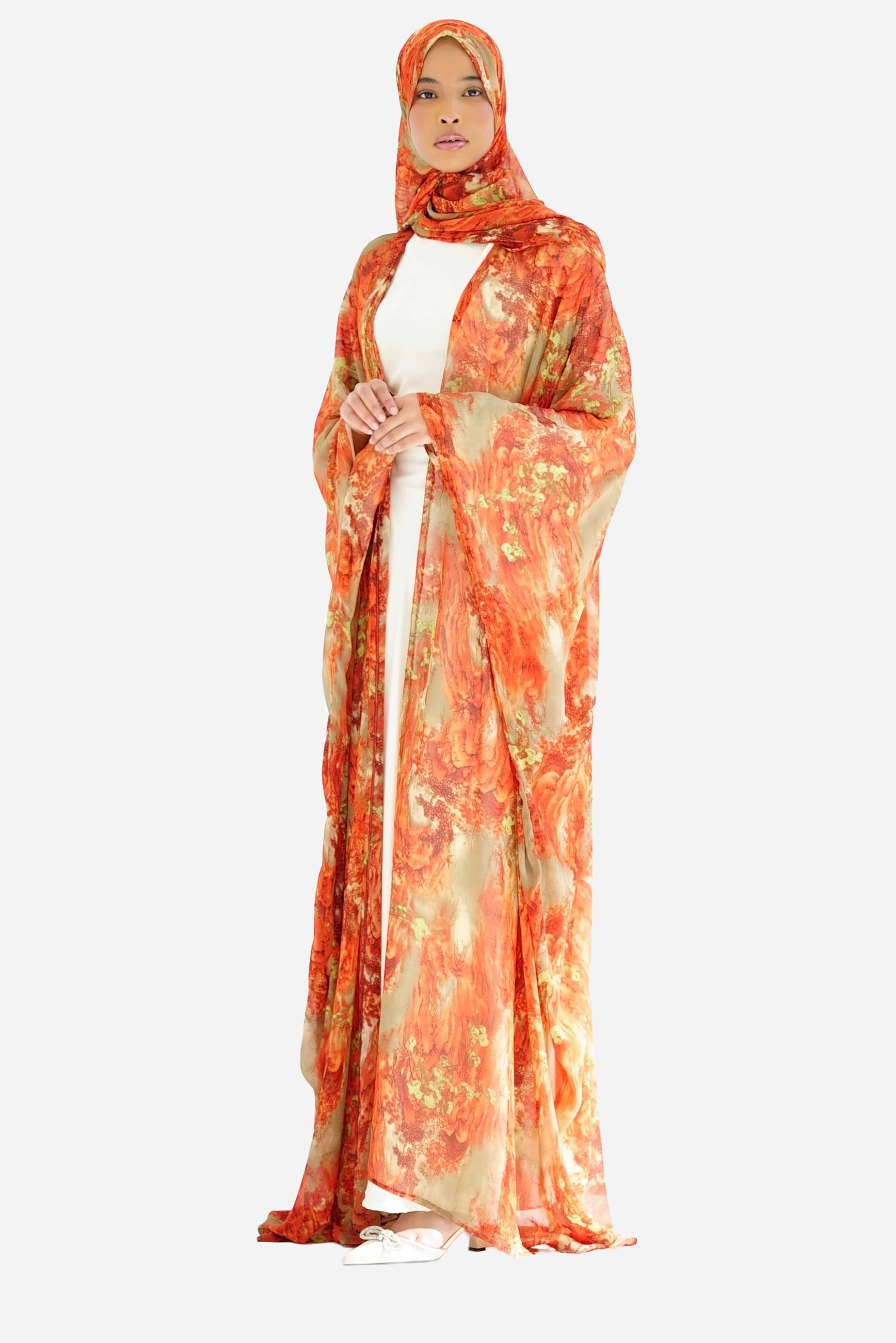 Desert Bloom Abaya