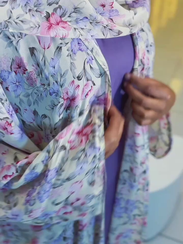 Blush Garden Abaya